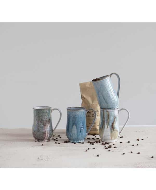 CREATIVE CO-OP 20 oz. Stoneware Mug (Asst)