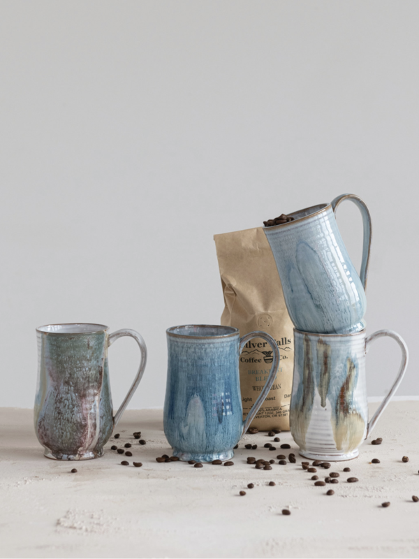 CREATIVE CO-OP 20 oz. Stoneware Mug (Asst)