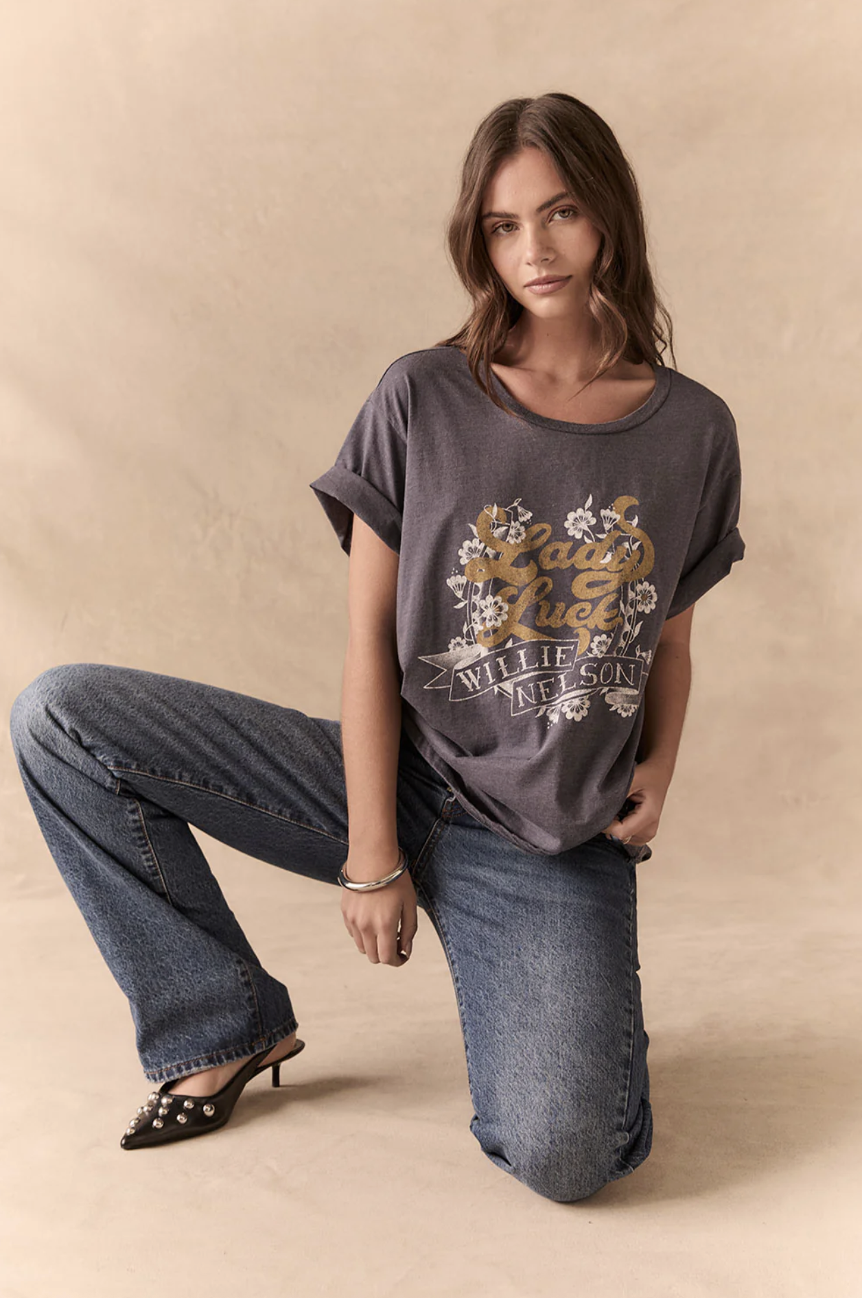 Chaser Willie Nelson Lady Luck Tee