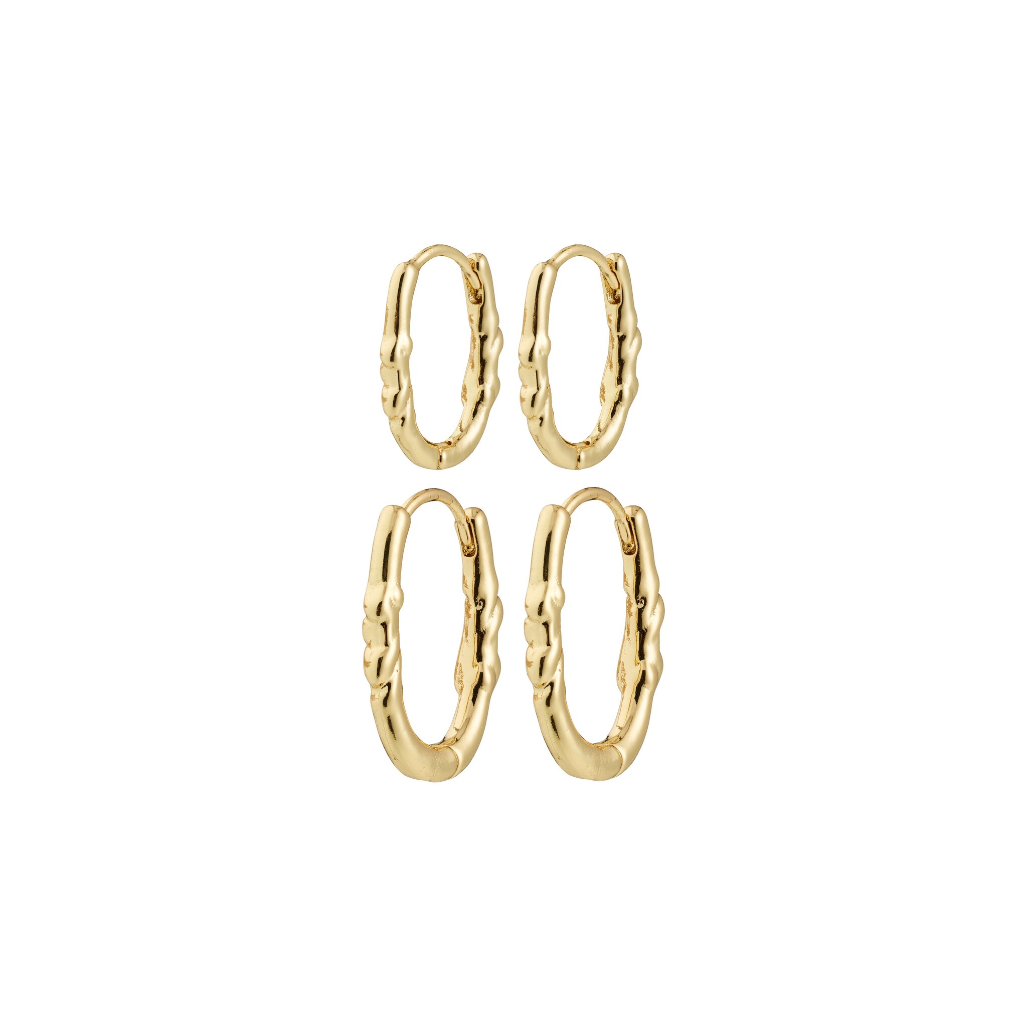 Pilgrim SENSE Hoop Earrings, 2-in-1