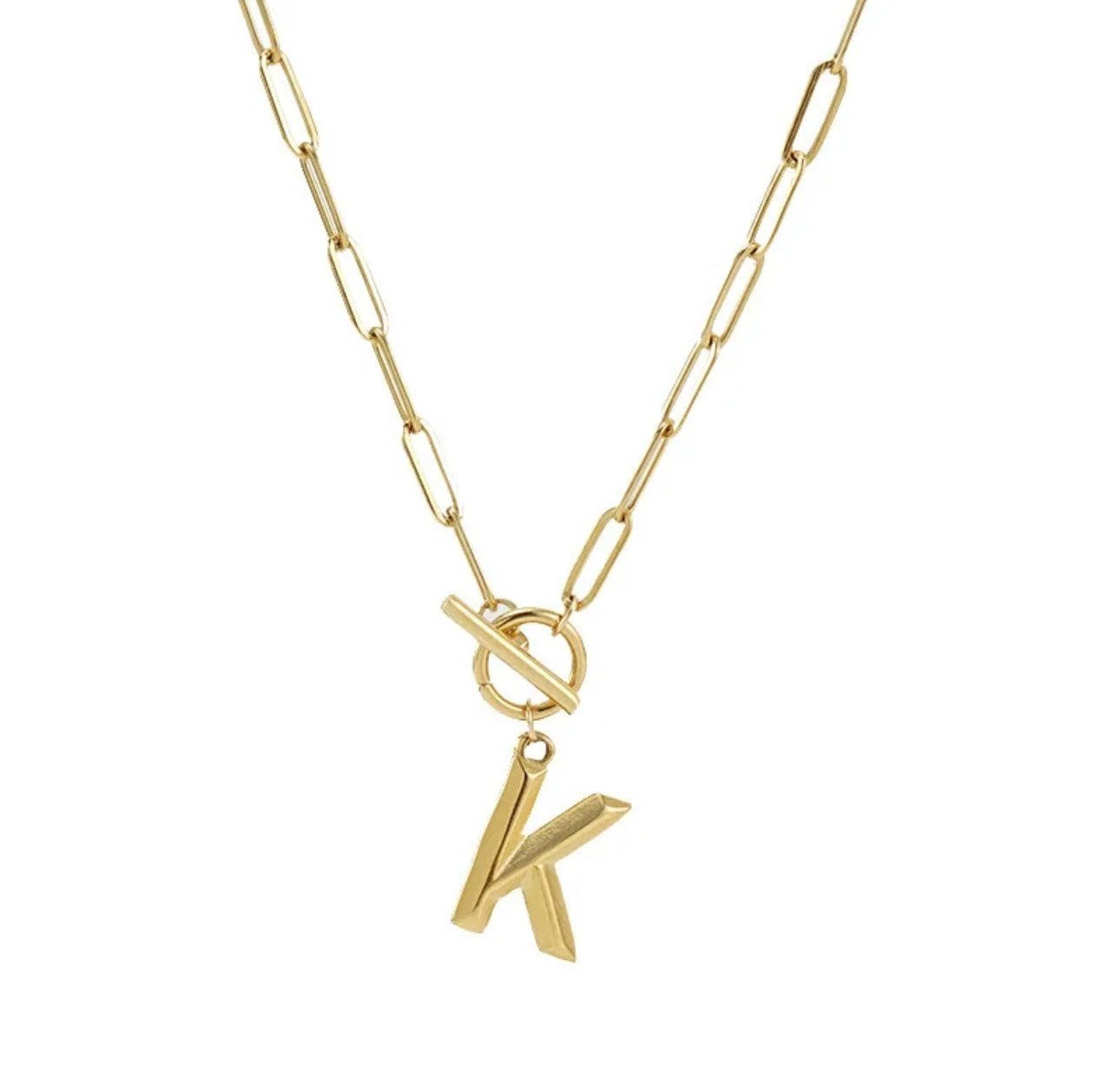 BAMBU INITIALS Paperclip Chain