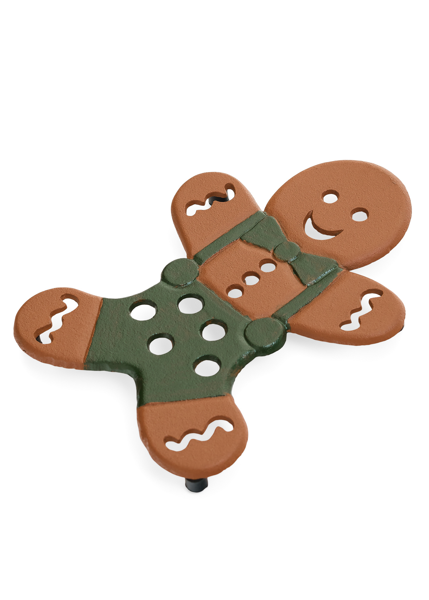 ADV Pine Centre Gingerbread Cast Iron Trivet