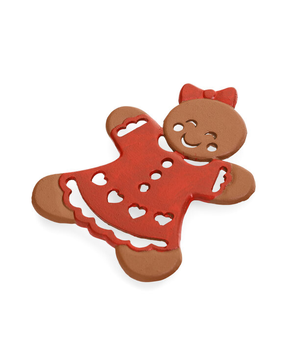 ADV Pine Centre Gingerbread Cast Iron Trivet