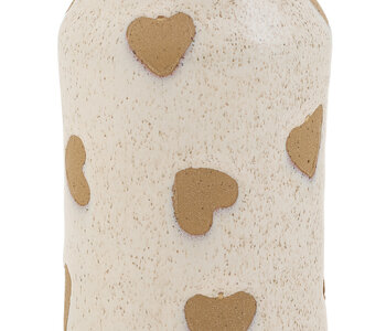 Heart Stoneware Vase