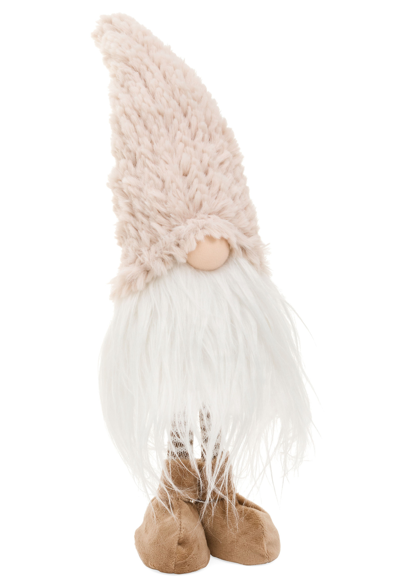 ADV Pine Centre Standing Gnome, Beige