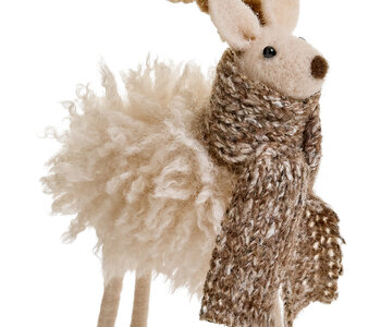 Decor Deer w/Scarf
