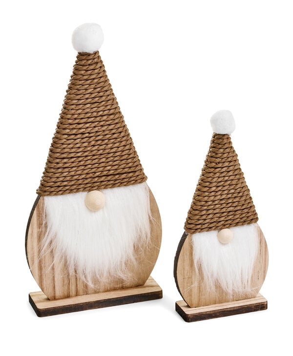 ADV Pine Centre Santa  Felt/Plywood, Brown