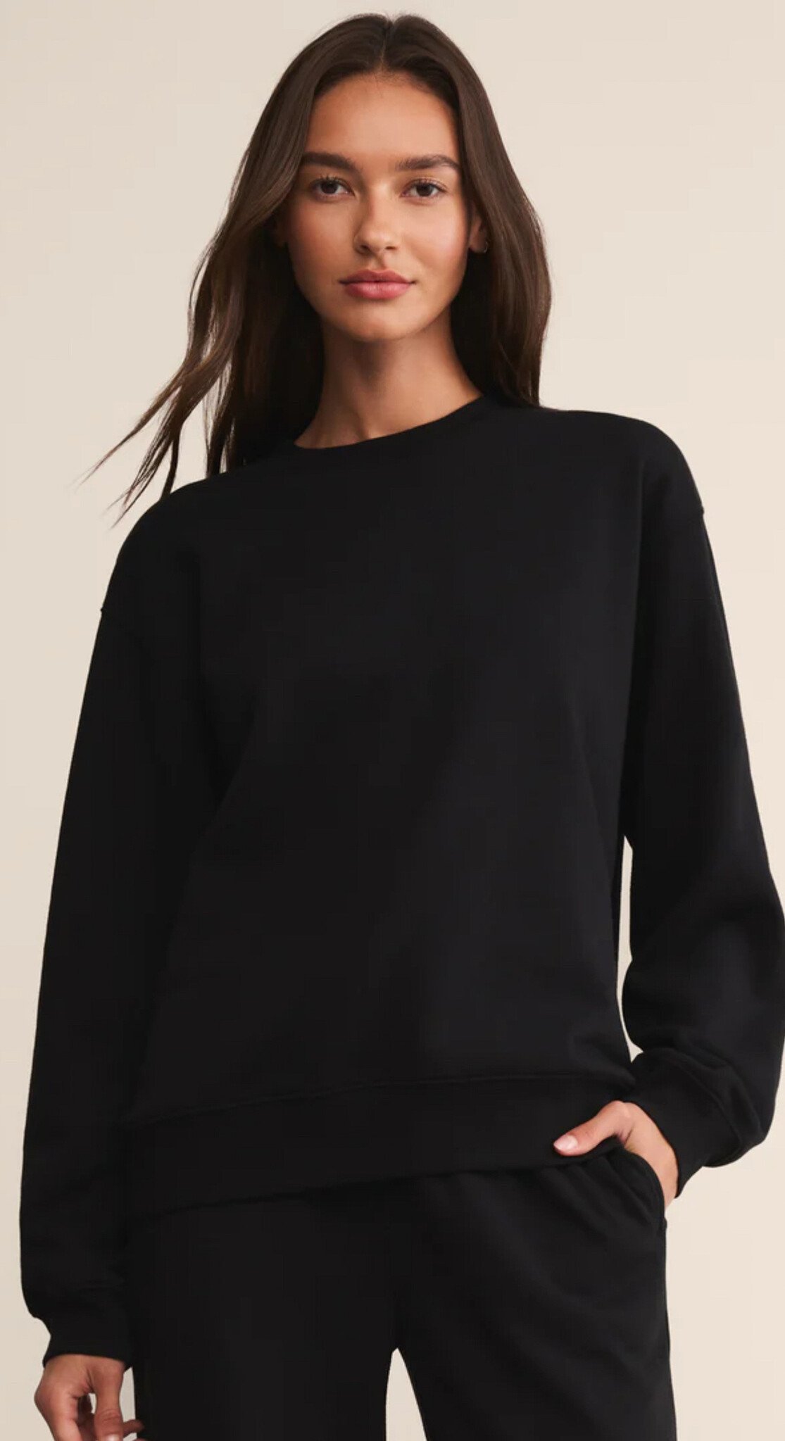Z Supply Boyfriend Cotton Sweatshirt