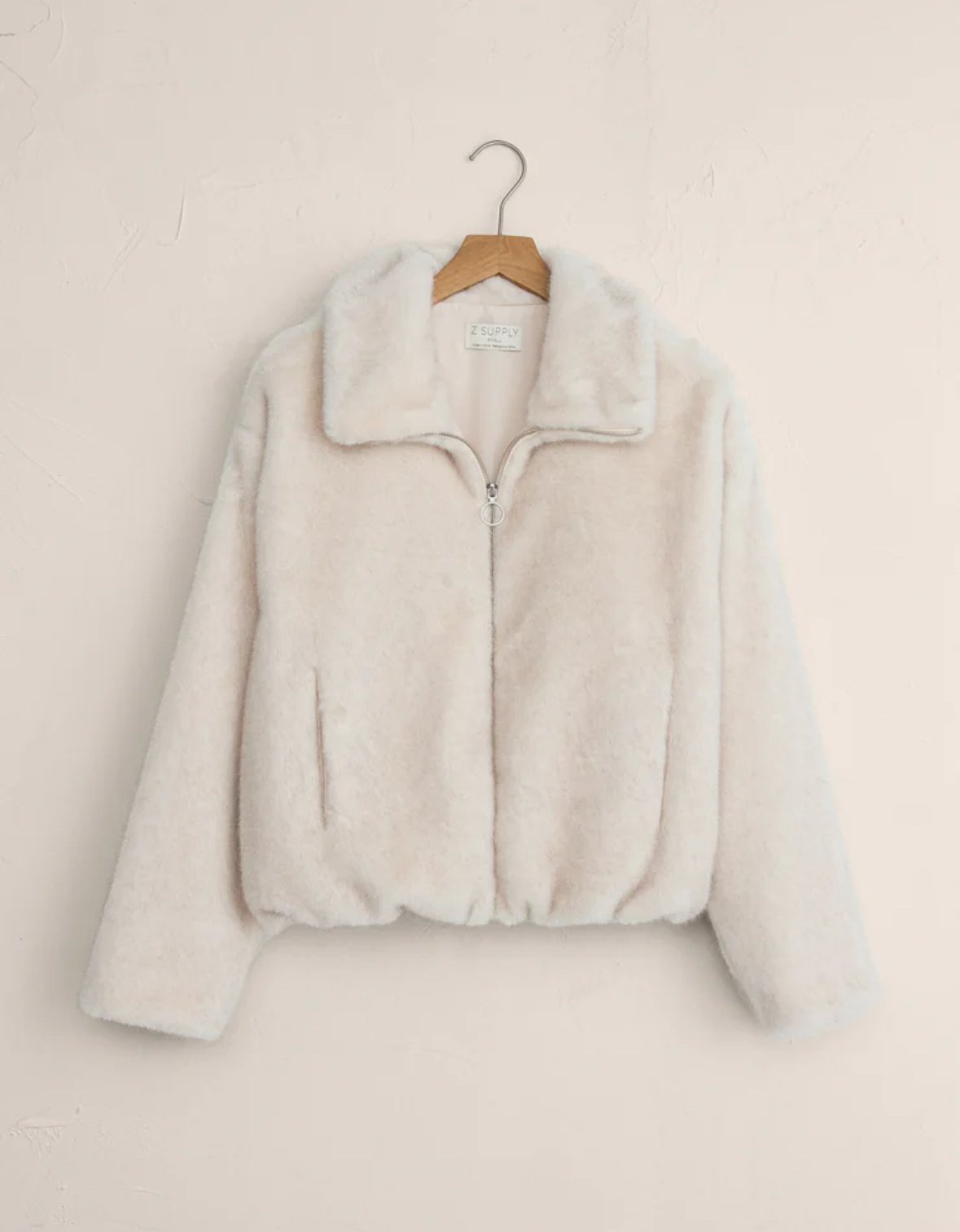 Z Supply Amethyst Faux Fur Jacket