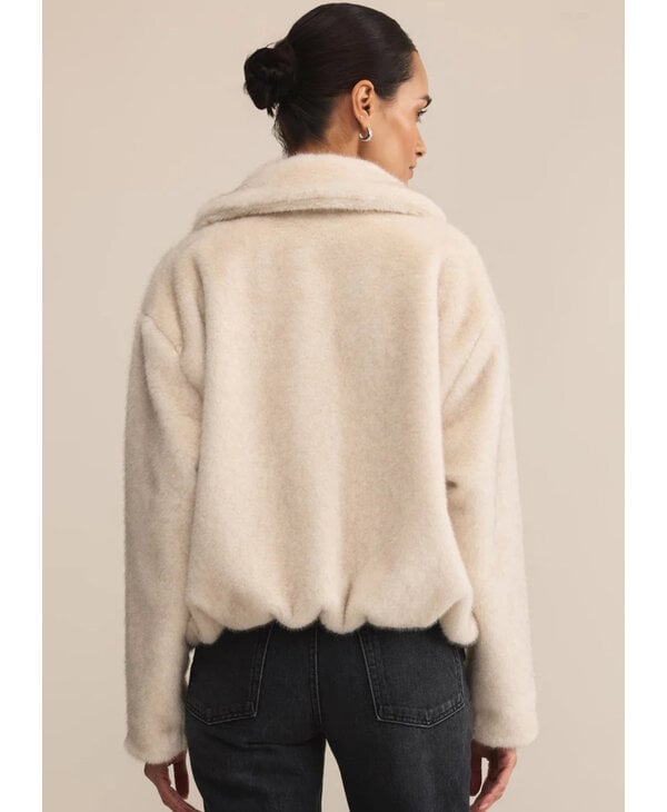 Z Supply Amethyst Faux Fur Jacket