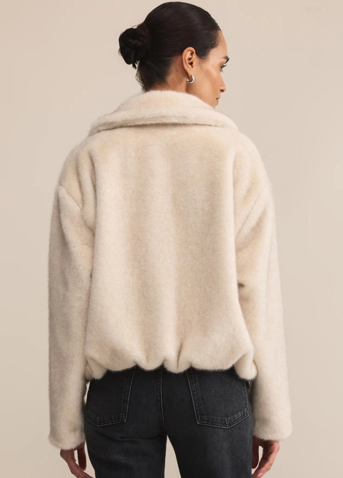 Z Supply Amethyst Faux Fur Jacket