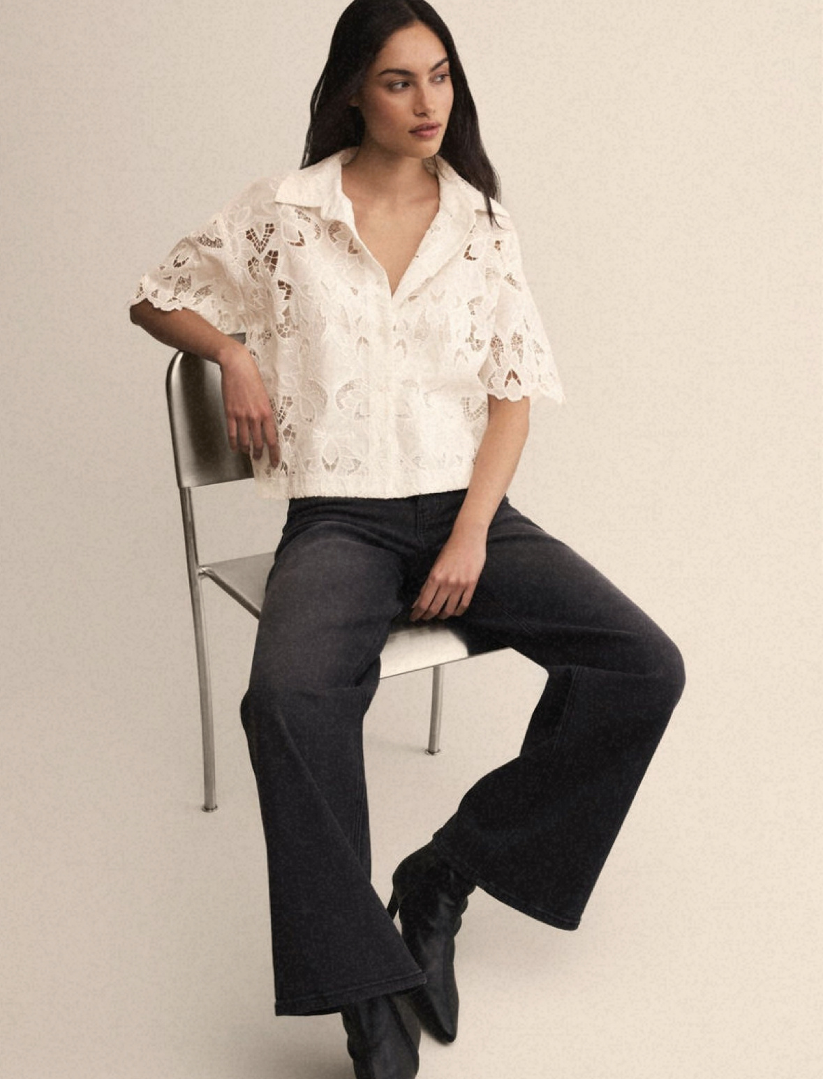 Z Supply Midnight Lace Top