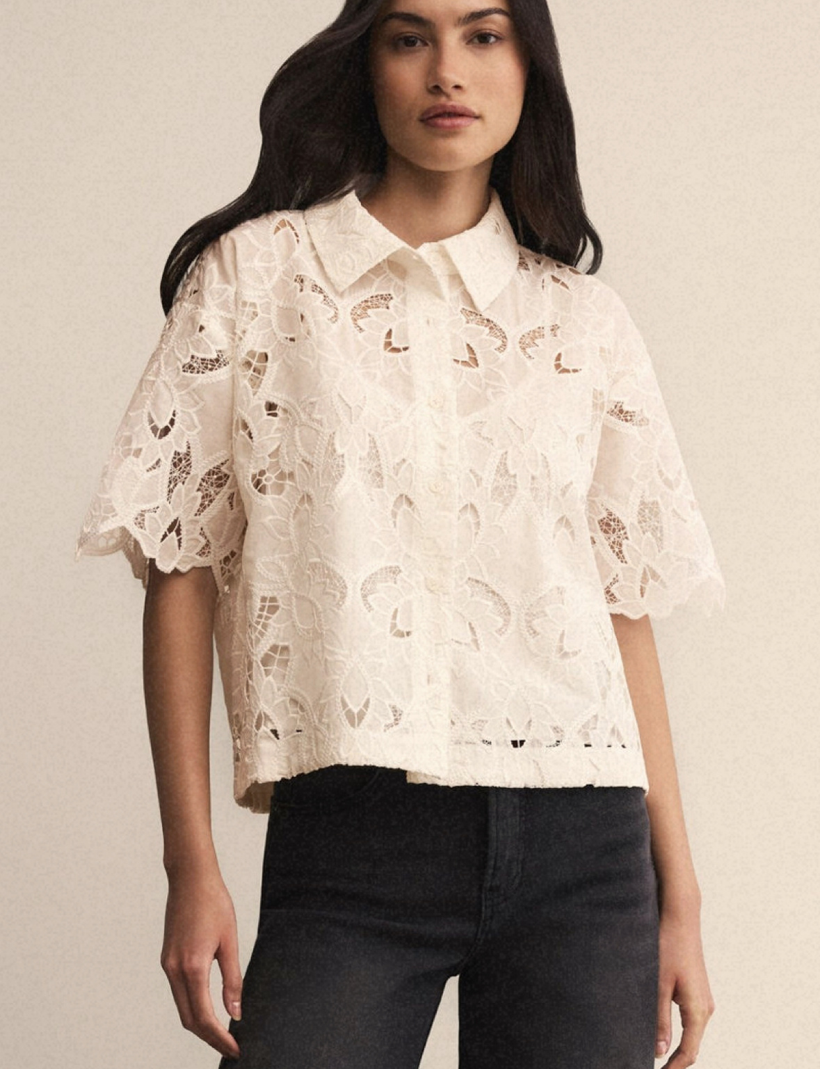 Z Supply Midnight Lace Top