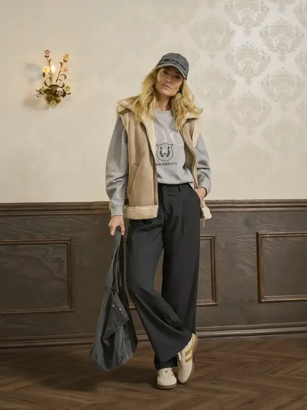 Cream CRAnett Wide Pant