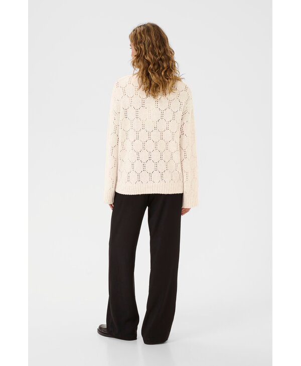 Cream CRZilla Zipper Pullover