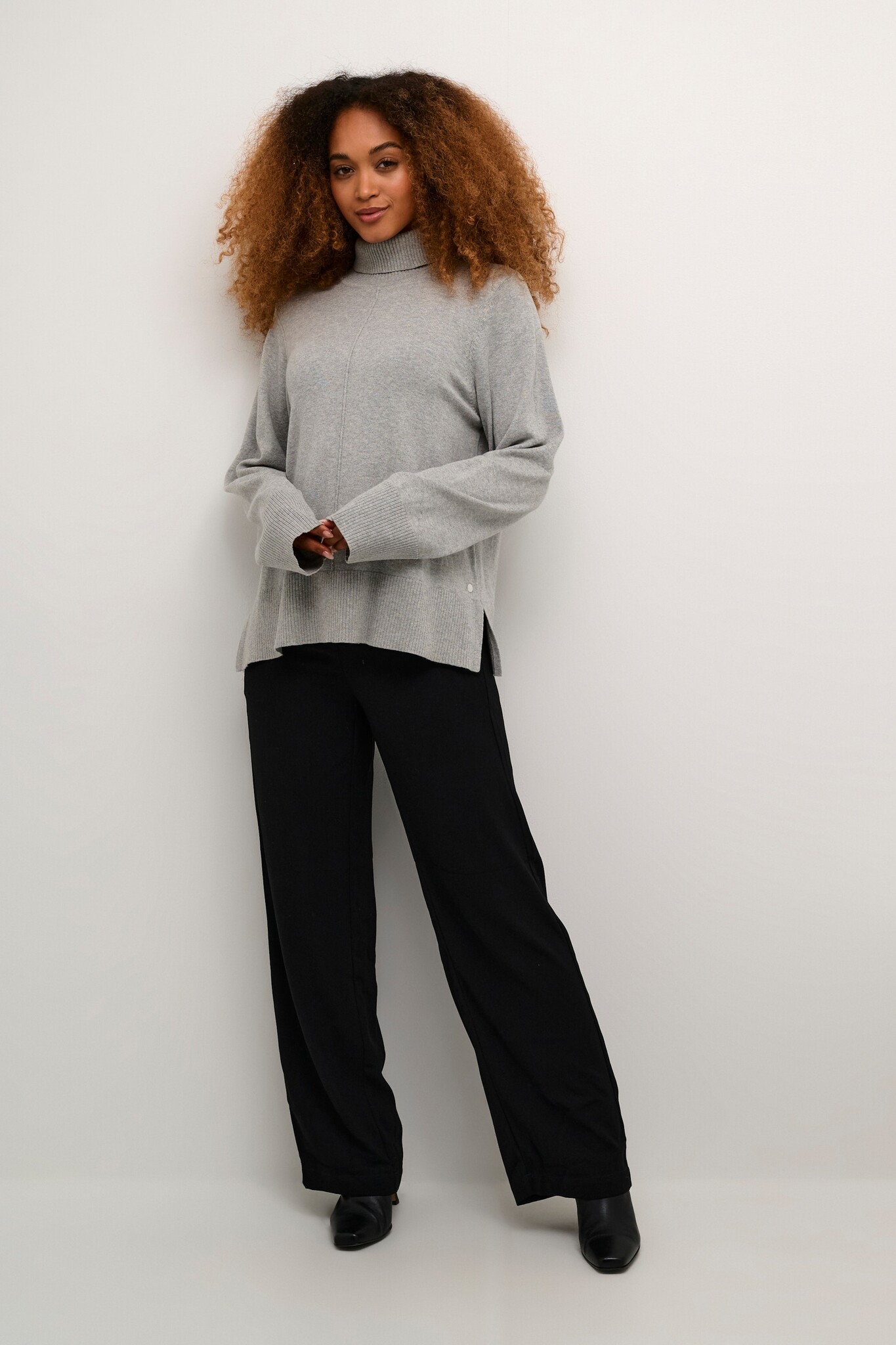 Cream CRAnva Rollneck Pullover