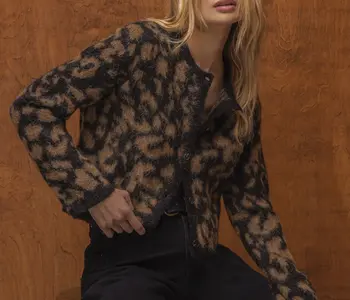 Banksy Cheetah Cardigan