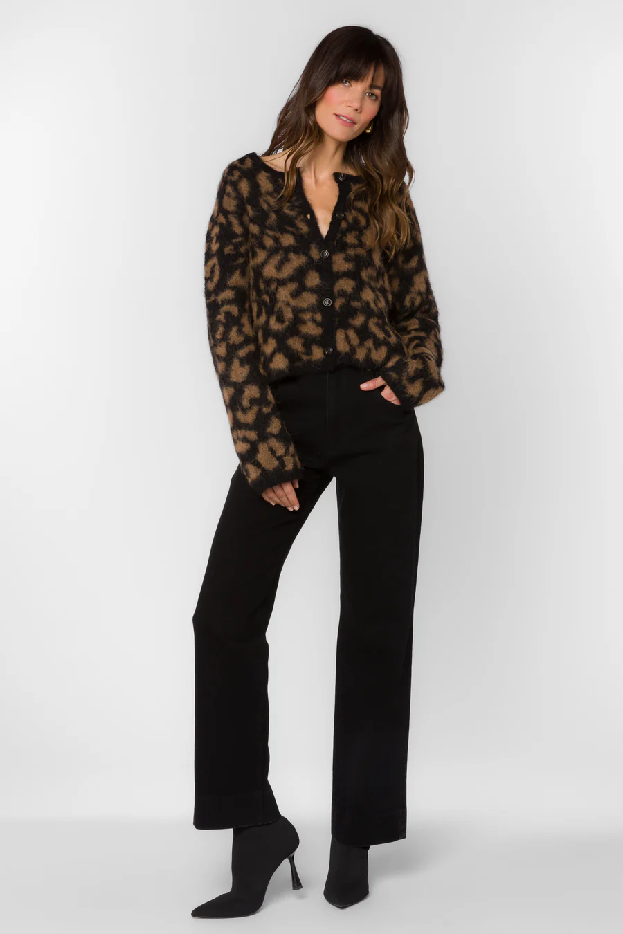 Velvet Heart Banksy Cheetah Cardigan
