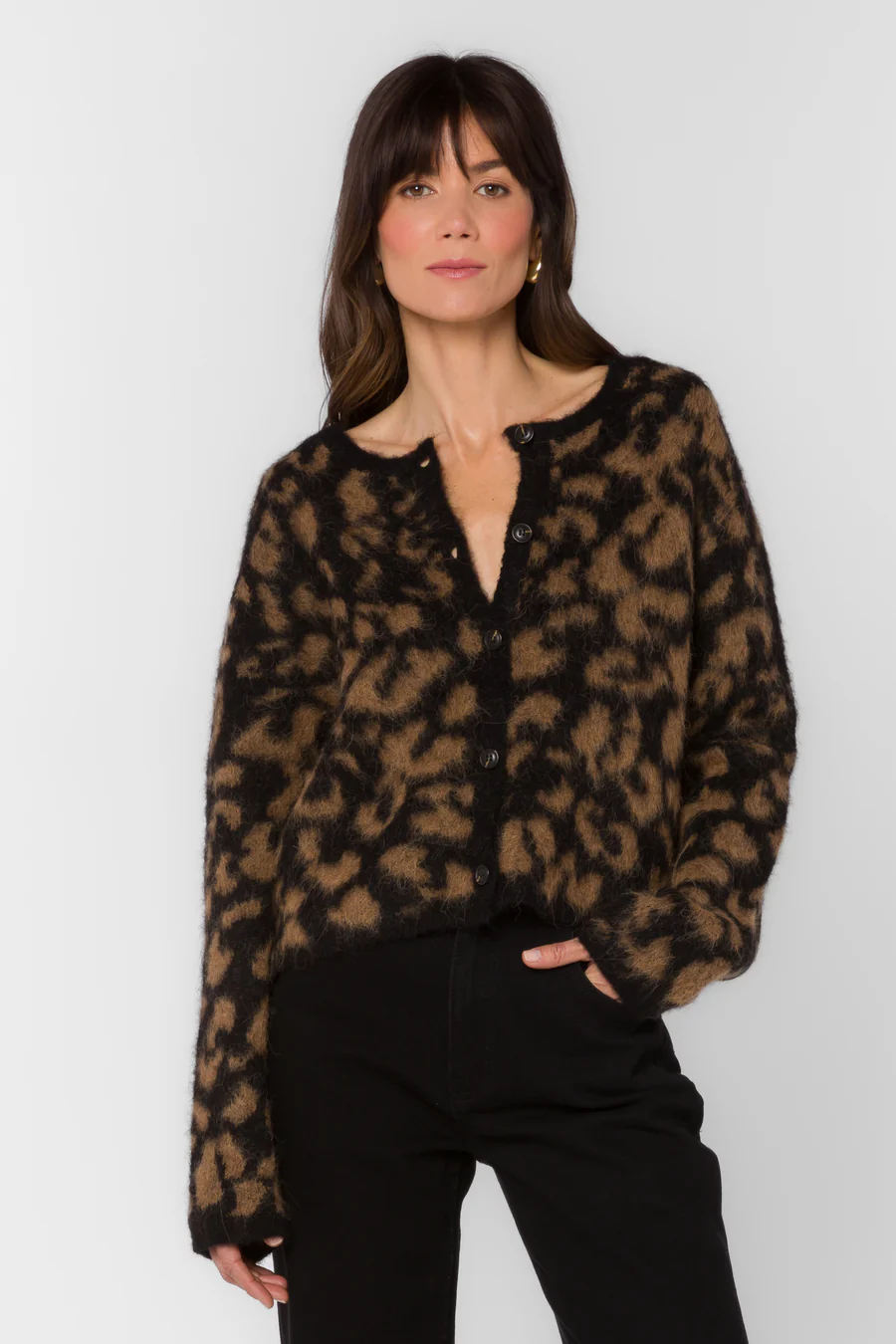 Velvet Heart Banksy Cheetah Cardigan
