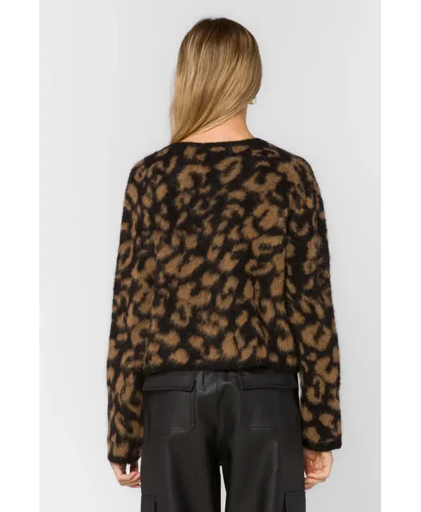 Velvet Heart Banksy Cheetah Cardigan