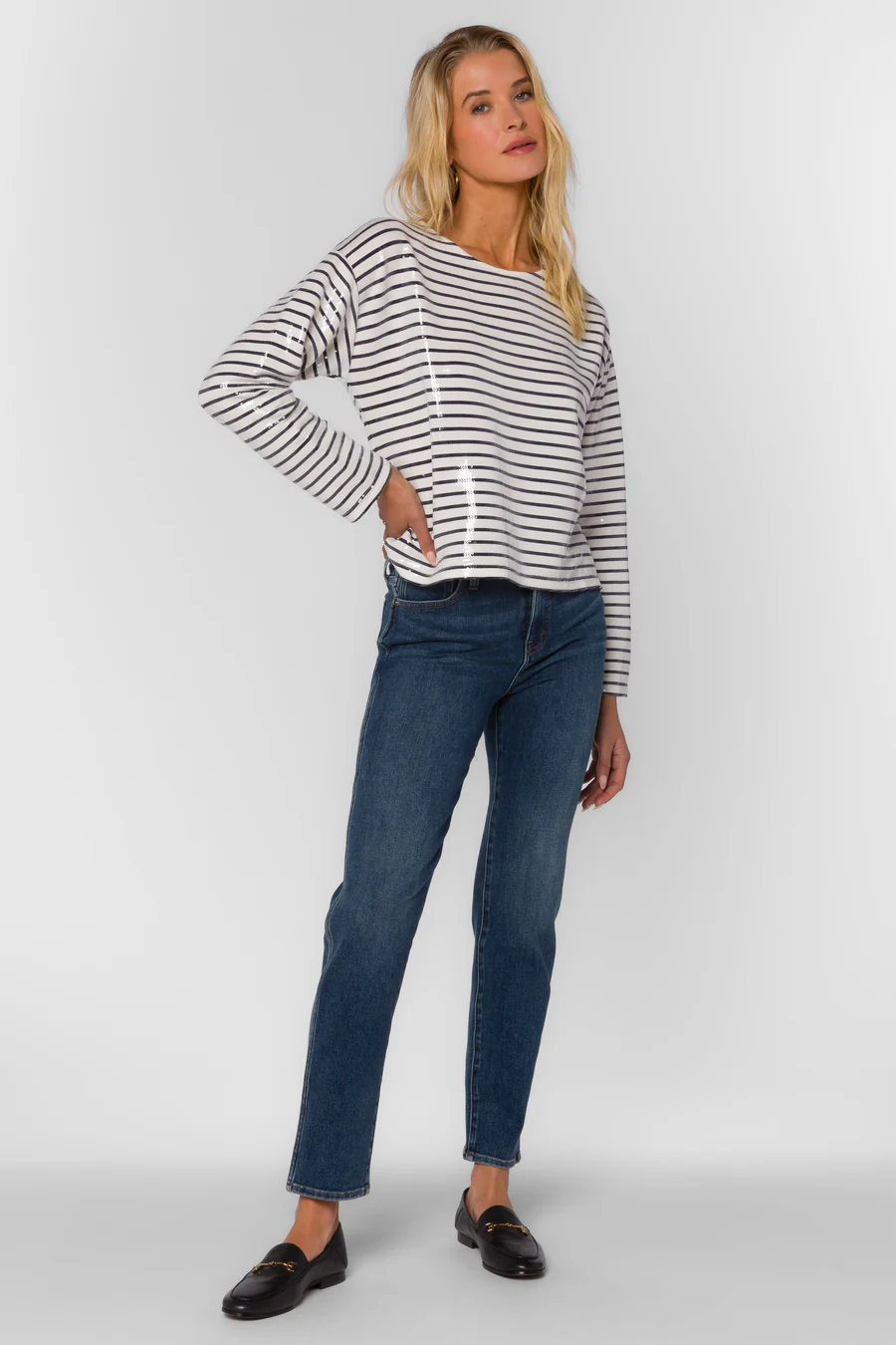 Velvet Heart Biata Stripe Top