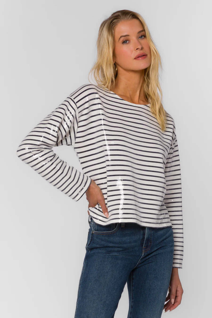 Velvet Heart Biata Stripe Top