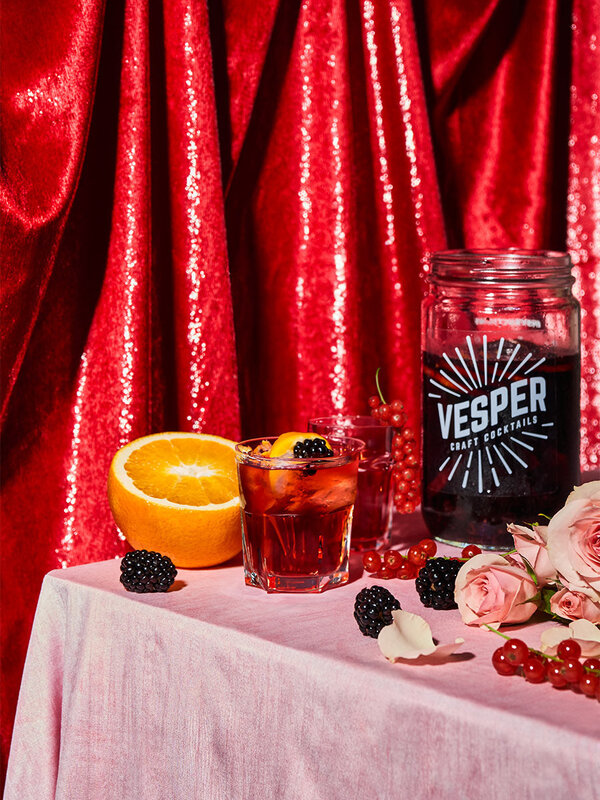 Vesper Craft Cocktails Crandberry Whiskey Sour Infusion Kit