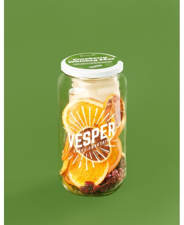 Vesper Craft Cocktails Crandberry Whiskey Sour Infusion Kit