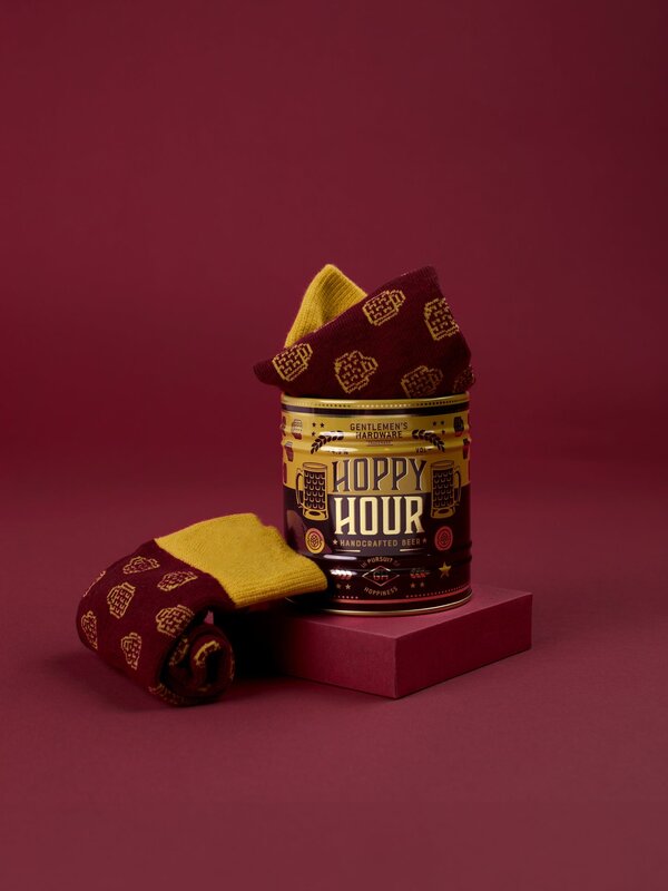 Gentleman's Hardware Socks in a Can