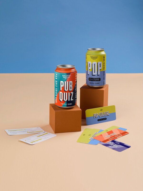 Gentleman's Hardware Pop Quiz in a Can