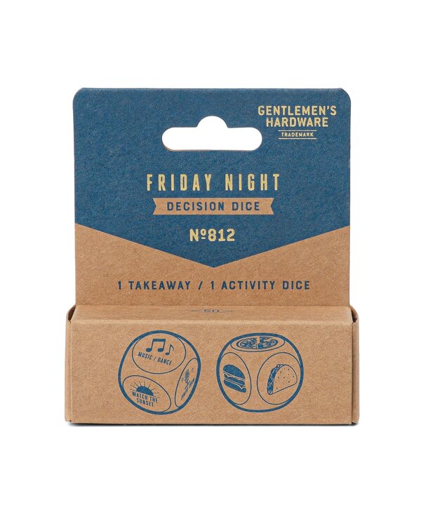 Gentleman's Hardware Friday Night Dice (set of 2)
