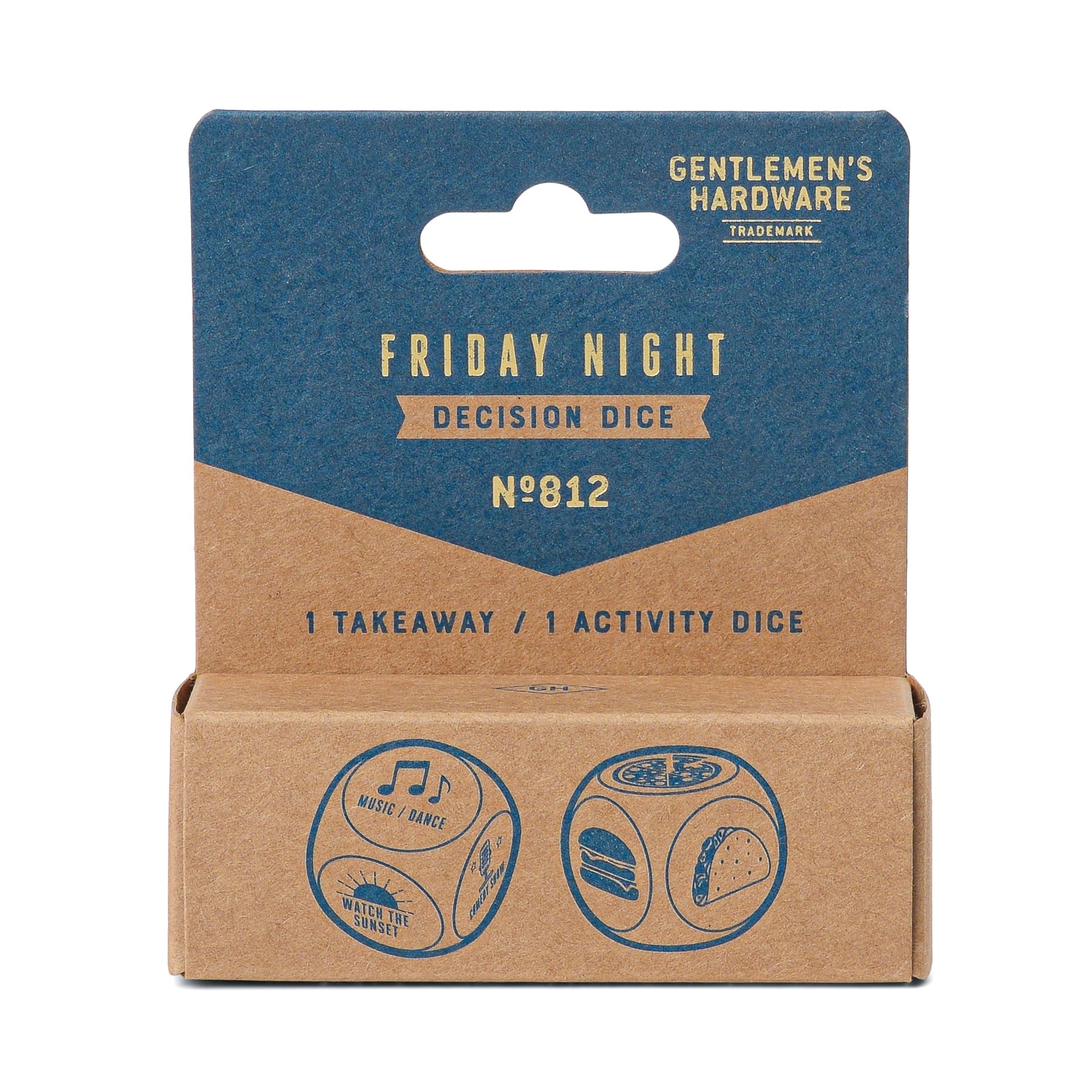 Gentleman's Hardware Friday Night Dice (set of 2)