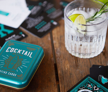 Cocktail Playing Cards w/Recipes