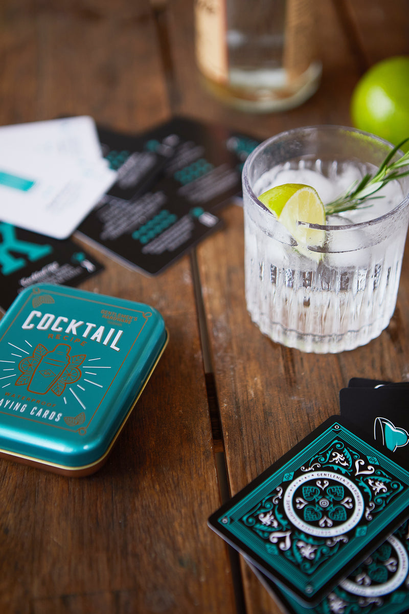 Gentleman's Hardware Cocktail Playing Cards w/Recipes
