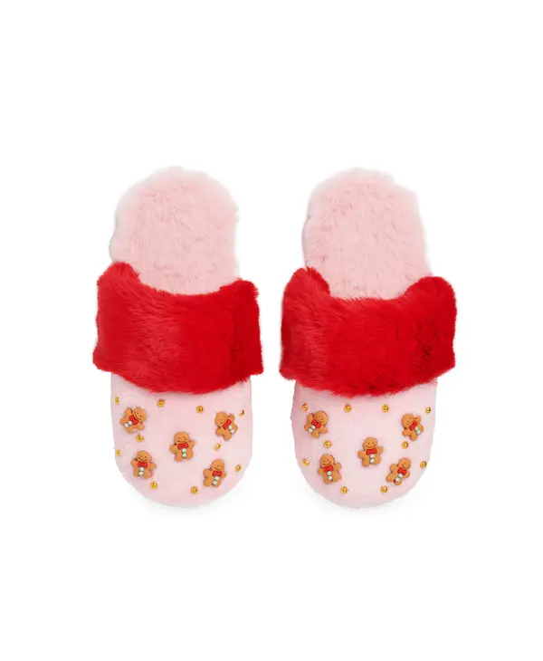 Shiraleah Gingerbread Man Slippers