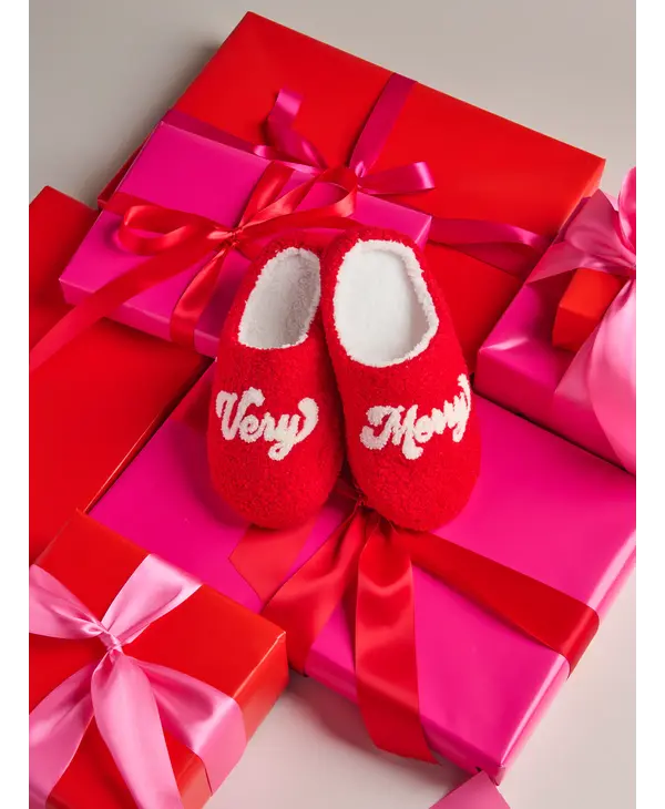 Shiraleah Very Merry Slippers