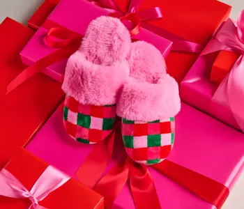 Checkered Slippers