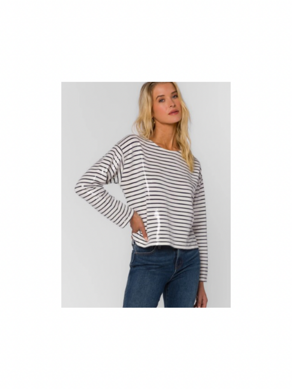 Velvet Heart Biata Stripe Top