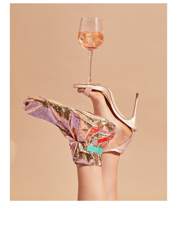 Patchology Rose Toes Foot Mask, 2pk