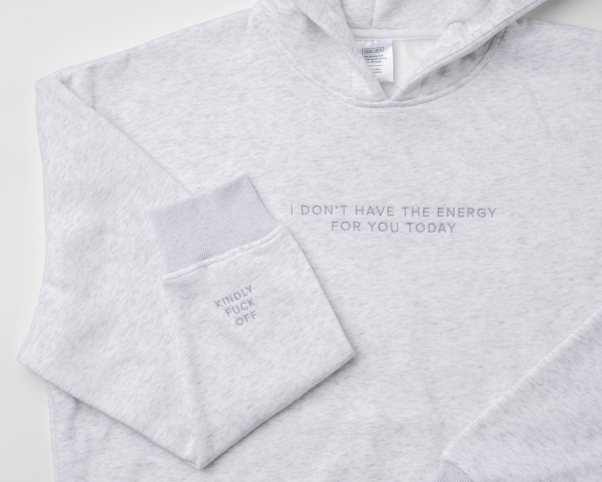 Classy Cards Energy For You Hoodie