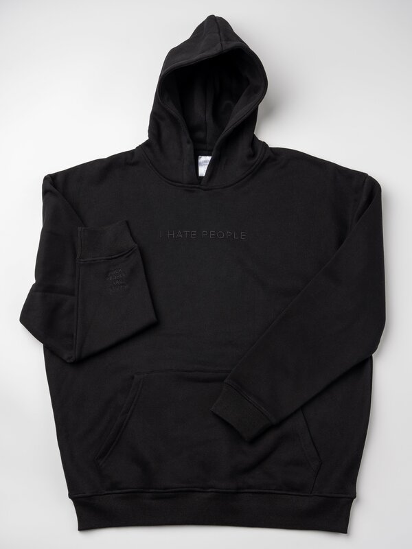 Classy Cards I Hate People Hoodie