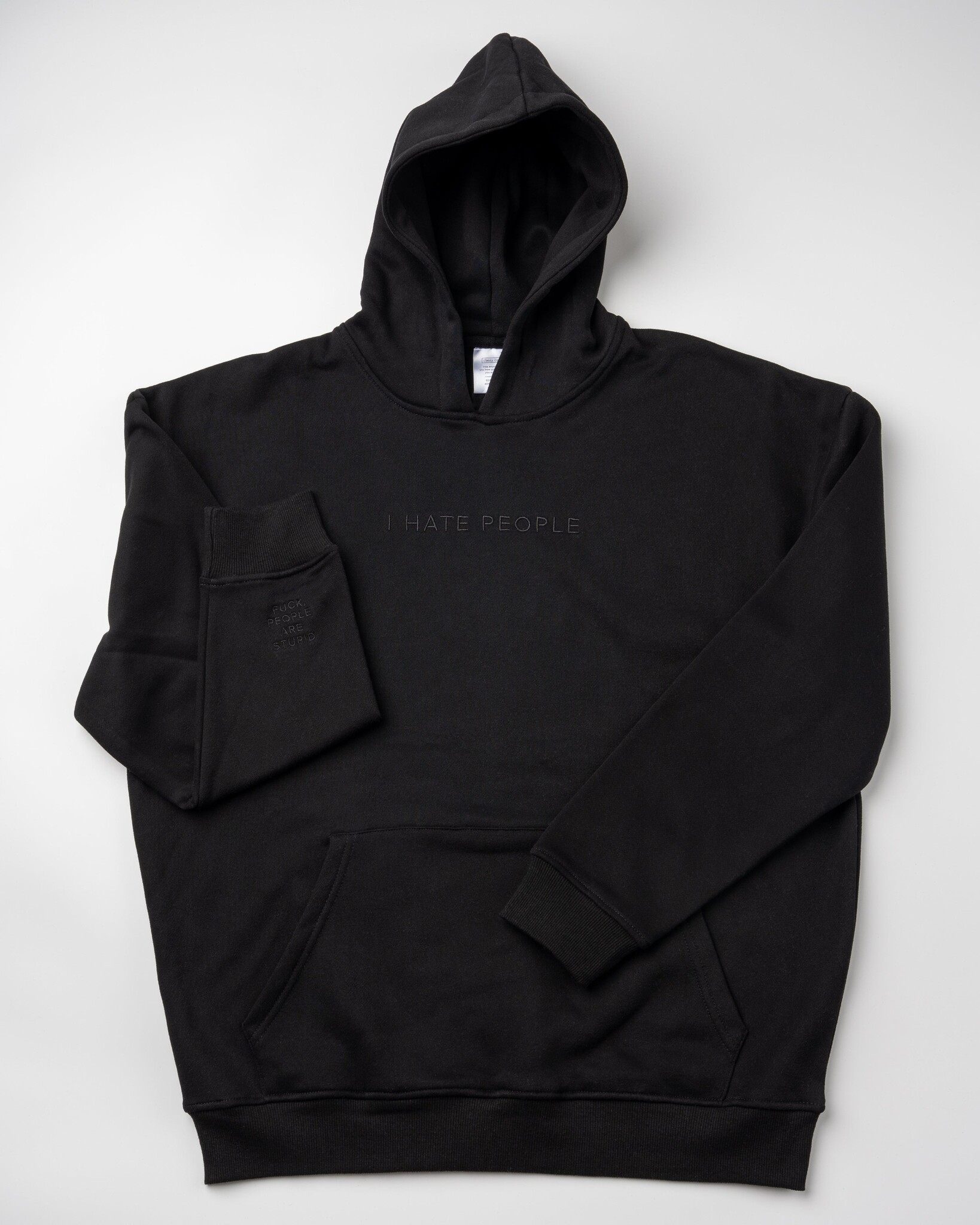 Classy Cards I Hate People Hoodie