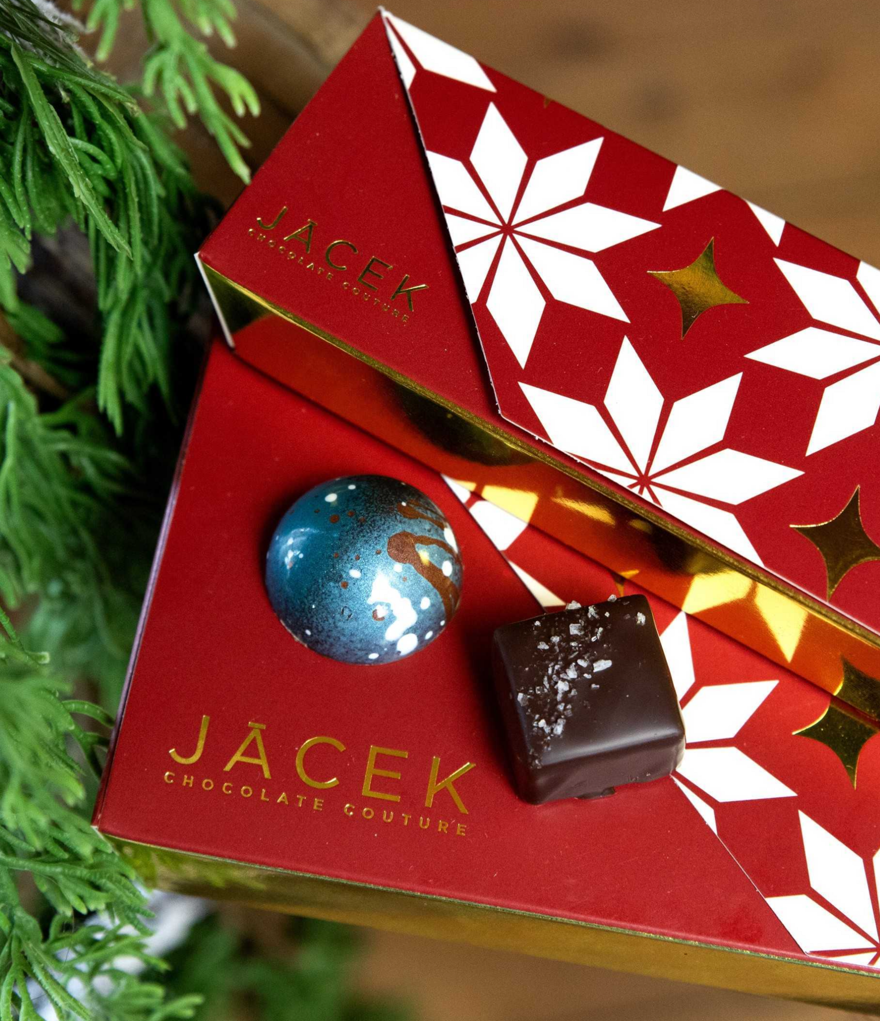 JACEK JACEK Holiday Assorted Caramels, 12pc