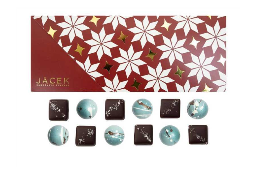JACEK JACEK Holiday Assorted Caramels, 12pc