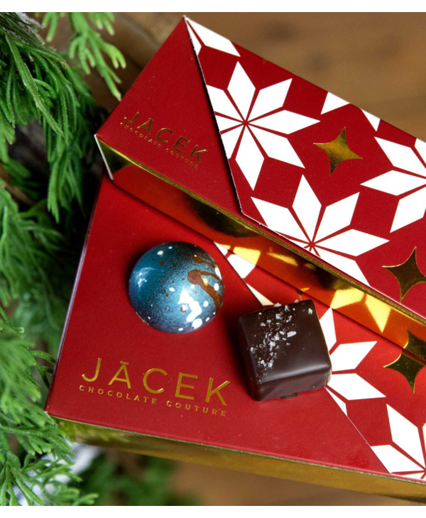 JACEK JACEK Holiday Salted Caramels, 6pc