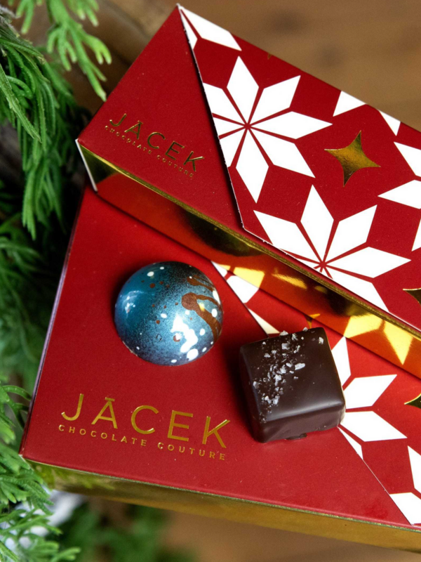 JACEK JACEK Holiday Salted Caramels, 6pc