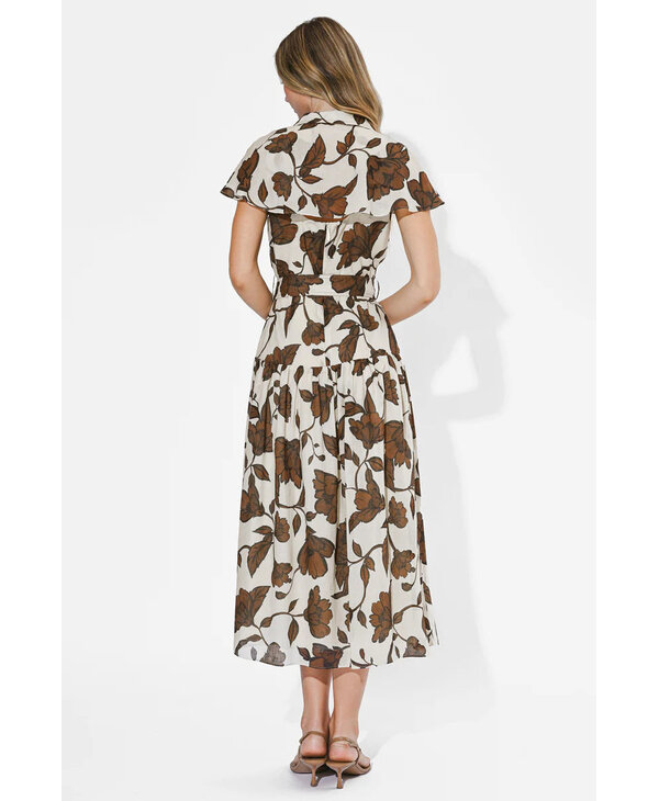 adelyn rae Taylor Flowy Wrap Midi Dress