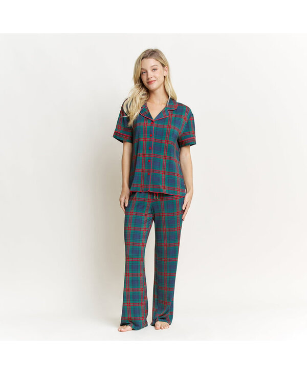 Honeydew Intimates All American Short Sleeve Dreamspell Plaid