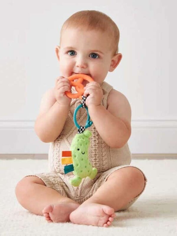 Itzy Pop & Whirl Itzy Pal Plush + Teether