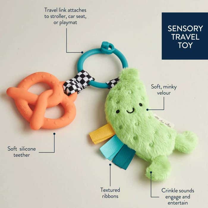 Itzy Pop & Whirl Itzy Pal Plush + Teether